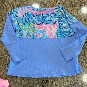 Lily Pulitzer girls mini Finn top size small 4/5